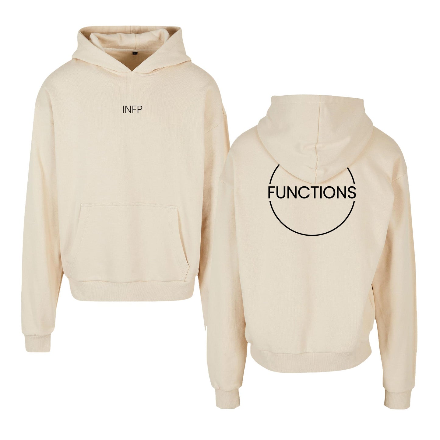 MEN'S HEAVY COTTON HOODY - ISTJ