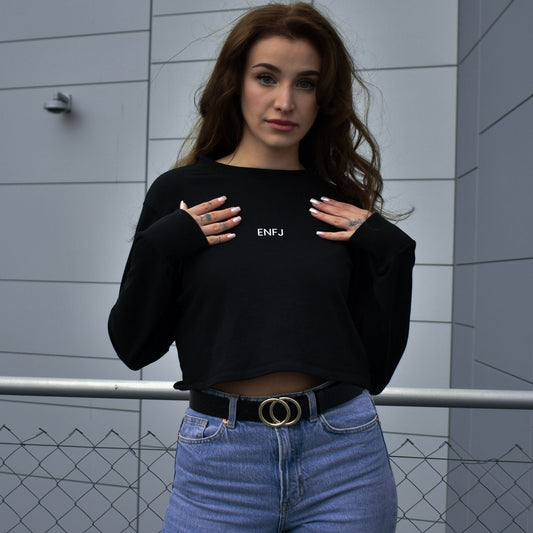 LADIES CROPPED CREW - INFJ