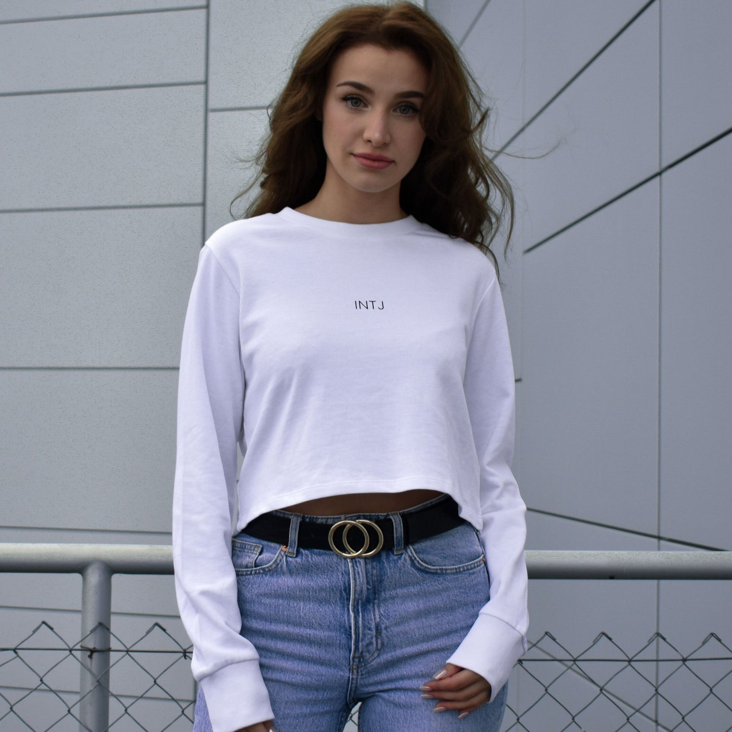 LADIES CROPPED CREW - ENFJ