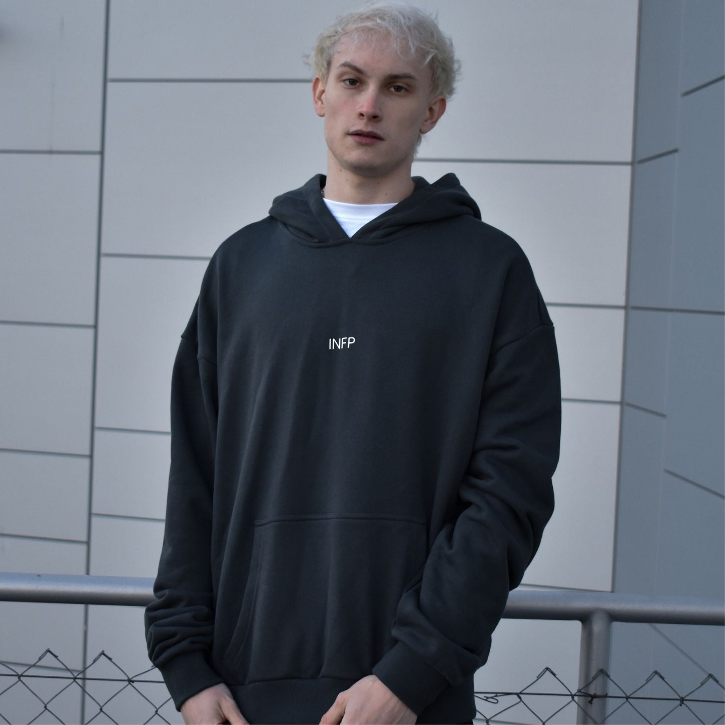 MEN'S HEAVY COTTON HOODY - INFJ